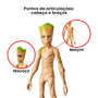 Boneco Articulado Marvel Olympus Groot 24cm Hasbro