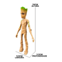 Boneco Articulado Marvel Olympus Groot 24cm Hasbro