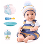Boneco New Born Brincar de Papinha Divertoys Boneco New Born Brincar de Papinha Divertoys