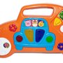 Brinquedo Infantil Piano Fouks Musical Laranja Calesita