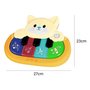 Brinquedo Infantil Piano Music Pet Gato Calesita