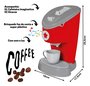Cafeteira Imaginativa Com Som e Luz Vermelha Calesita