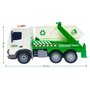 Caminhão Coletor de Lixo Reciclagem Fricção Zippy Toys
