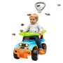 Carro De Passeio Jip Jip Colorido Maral Sem Pedal