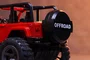 Carro Jipe Off Road Vermelho C/Luz e Som Zippy