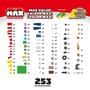 Conjunto de Blocos de Construção Max 253 Peças