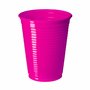 Copo Descartável 200ml Rosa Pink C/50 Unidades Forfest