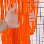 Cortina Metalizada Laranja Make+