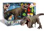 Dinossauro T-Rex Ataca com 4 Potes de Massinha Diver Toys Dinossauro T-Rex Ataca com 4 Potes de Massinha Diver Toys