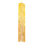 Enfeite de Teto Lustre Metalizado Dourado 1,60m Badulake