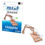 Escavadeira Hidráulica Em Madeira Polilab Maker Polibrinq