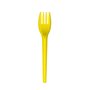 Garfo Sobremesa Strawplast Amarelo C/50 Unidades