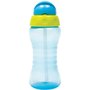 Garrafa Fresh Azul Com Canudo Retrátil 300ml Buba