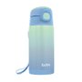 Garrafinha Degradê Azul Com Verde 400ml Buba