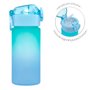 Garrafinha Degradê Azul Com Verde 450ml Buba
