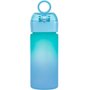 Garrafinha Degradê Azul Com Verde 450ml Buba