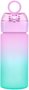 Garrafinha Degradê Rosa Com Verde 450ml Buba