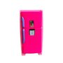 Geladeira Mini Freezer Na Solapa Rosa e Roxo Bs Toys