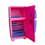 Geladeira Mini Freezer Na Solapa Rosa e Roxo Bs Toys