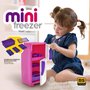 Geladeira Mini Freezer Na Solapa Rosa e Roxo Bs Toys