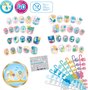 Kit Aquabeads Refil Nail Studio Stars E Unicorns