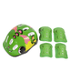 Kit Capacete Joelheira e Cotoveleira Verde fenix