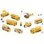 Kit Carrinhos Construção Amarelo Fenix