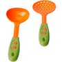 Kit Cozinha Completa Laranja e Verde Calesita