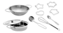 Kit Cozinha Inox Forminhas Braskit