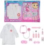 Kit Dentista Infantil Completo Com Avental Rosa Fenix