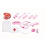 Kit Dentista Infantil Completo Com Avental Rosa Fenix