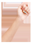 Kit Mechas Coloridas e Adesivos de Unhas Polibrinq