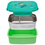Lancheira Bento Box De Inox Zoo Dino Buba