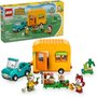 Lego Animal Crossing Trailer e Loja De Jardinagem Do Leif 263 Peças