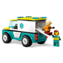 Lego City Ambulância De Emergência E Snowboarder 79 Peças