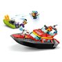 Lego City Barco de Resgate dos Bombeiros 144 Peças
