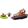 Lego City Barco de Resgate dos Bombeiros 144 Peças