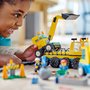 Lego City Caminhões de Construção e Guindaste Com Bola de Demolição 235 Peças