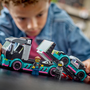 Lego City Carro de Corrida e Caminhão Cegonha 328 Peças