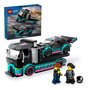 Lego City Carro de Corrida e Caminhão Cegonha 328 Peças