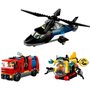 Lego City Helicóptero Caminhão De Bombeiros e Submarino