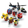 Lego City Helicóptero Caminhão De Bombeiros e Submarino