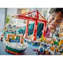 Lego City Porto à Beira-Mar Com Navio De Carga 1226 Peças