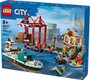 Lego City Porto à Beira-Mar Com Navio De Carga 1226 Peças