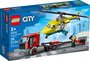 Lego City Transporte De Helicóptero De Salvamento 215 Peças