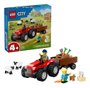 Lego City Trator De Fazenda Vermelho 116 Peças
