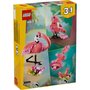 Lego Creator 3 em 1 Animais Selvagens Flamingo Rosa 288 Peças