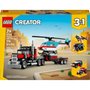 Lego Creator 3 em 1 Caminhão Plataforma Com Helicóptero