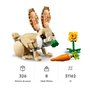 Lego Creator 3 em 1 Coelhinho Adorável 326 Peças