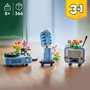 Lego Creator 3 em 1 Toca-discos Com flores 366 Peças